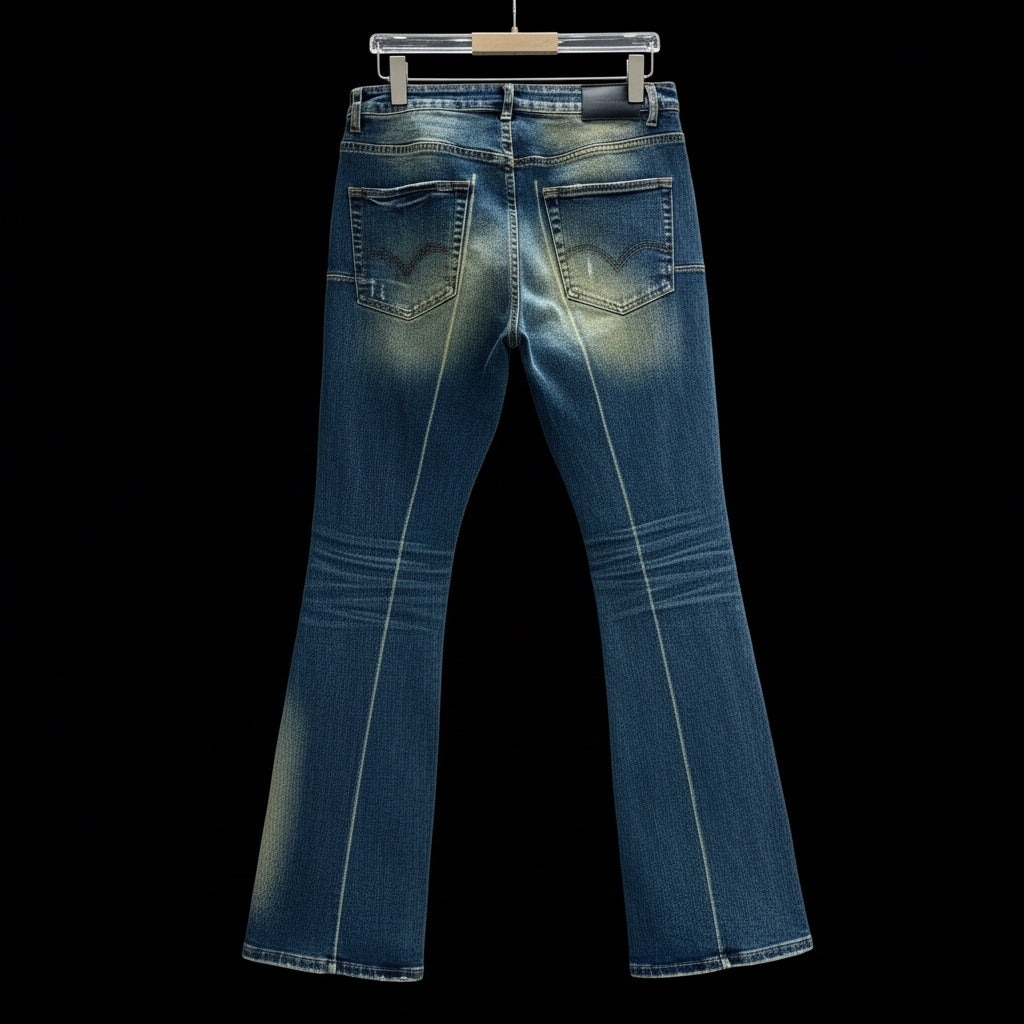 Purple Jean Washed Blue