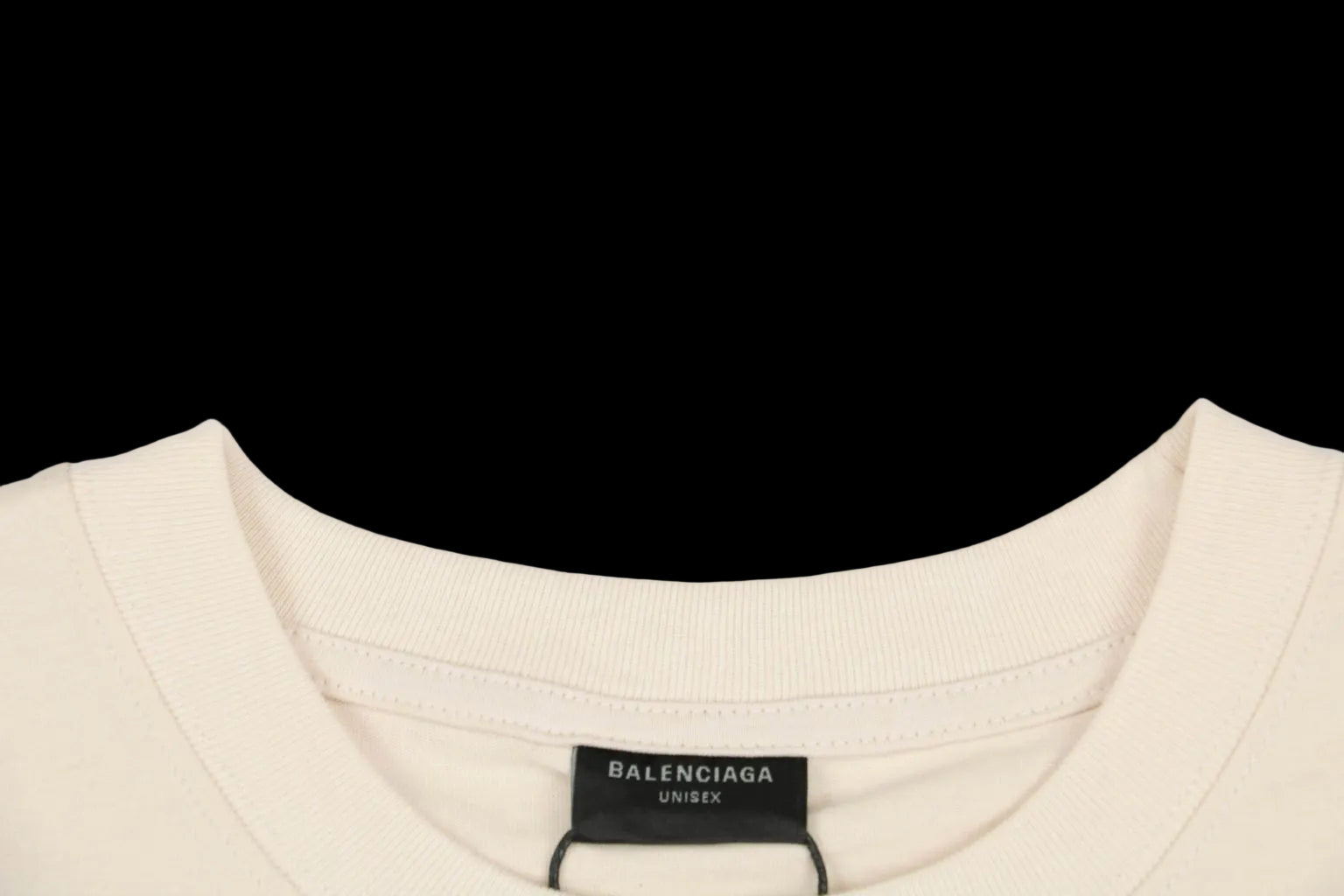 BALENCIAGA BACK MEDIUM FIT T-SHIRT IN CREAM