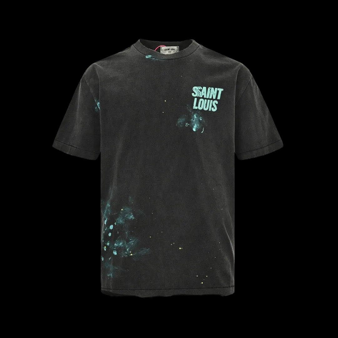 Saint Louis Future Vintage Black T-Shirt,