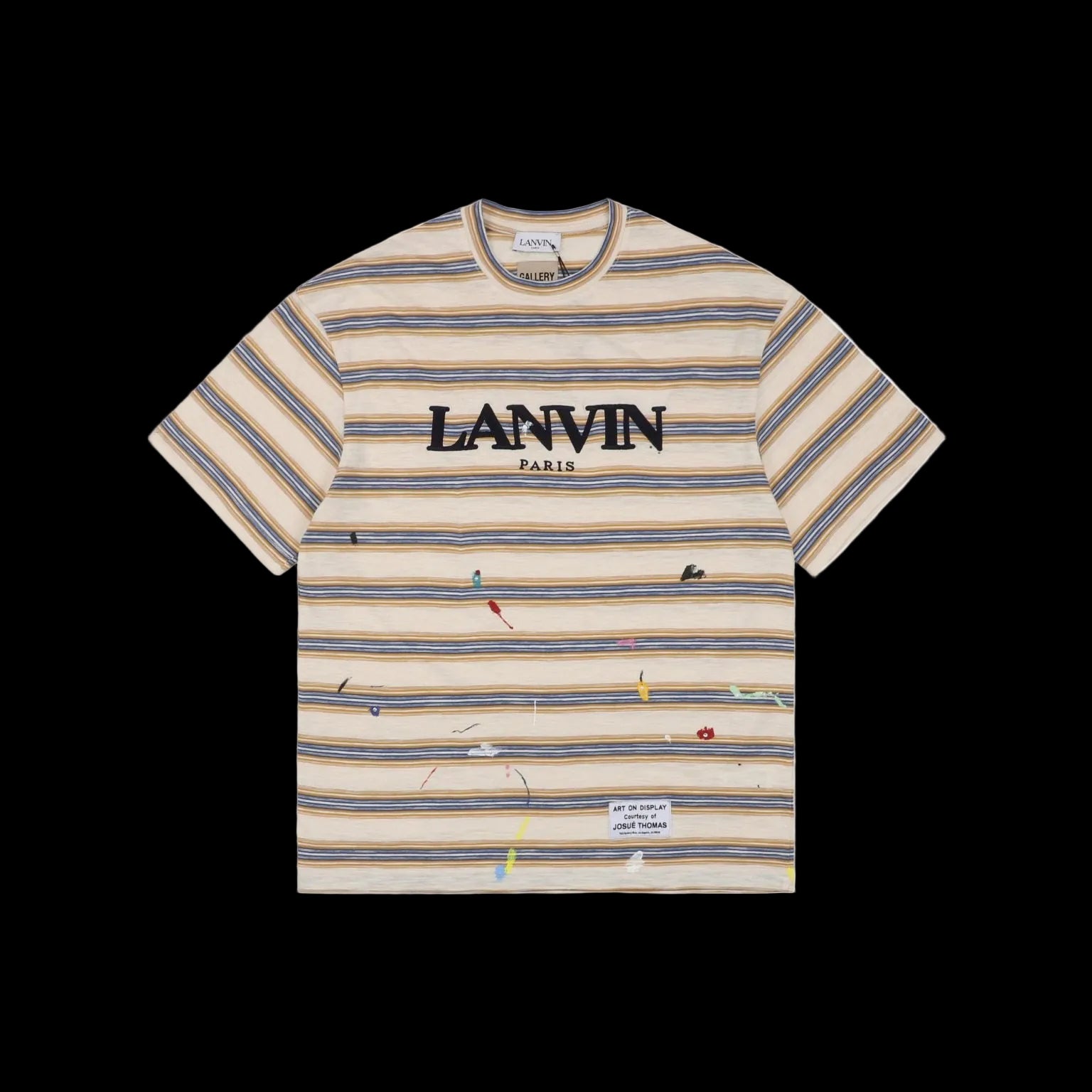 Gallery Dept. x Lanvin Paris Embroidered Oversize T-Shirt 'Multicolor'