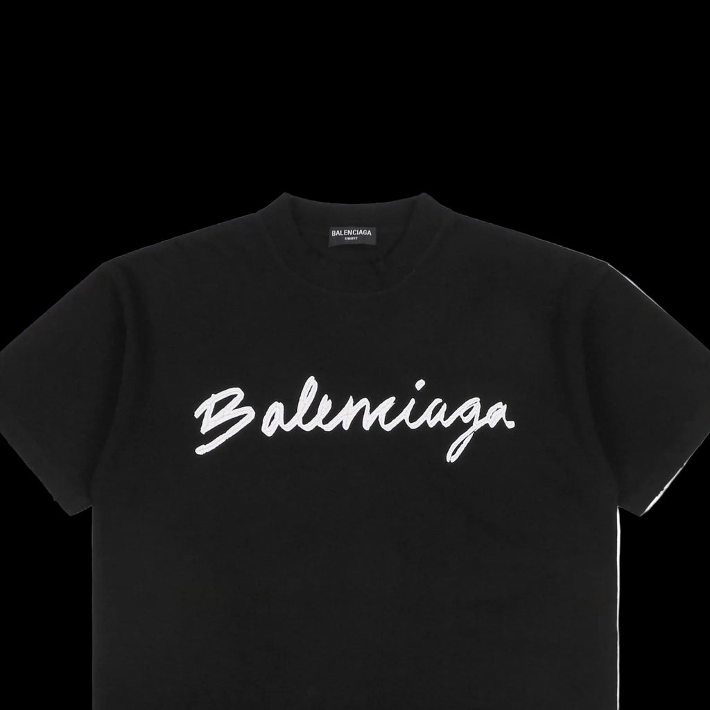 Balenciaga Medium Fit T-Shirt 'Black/White'