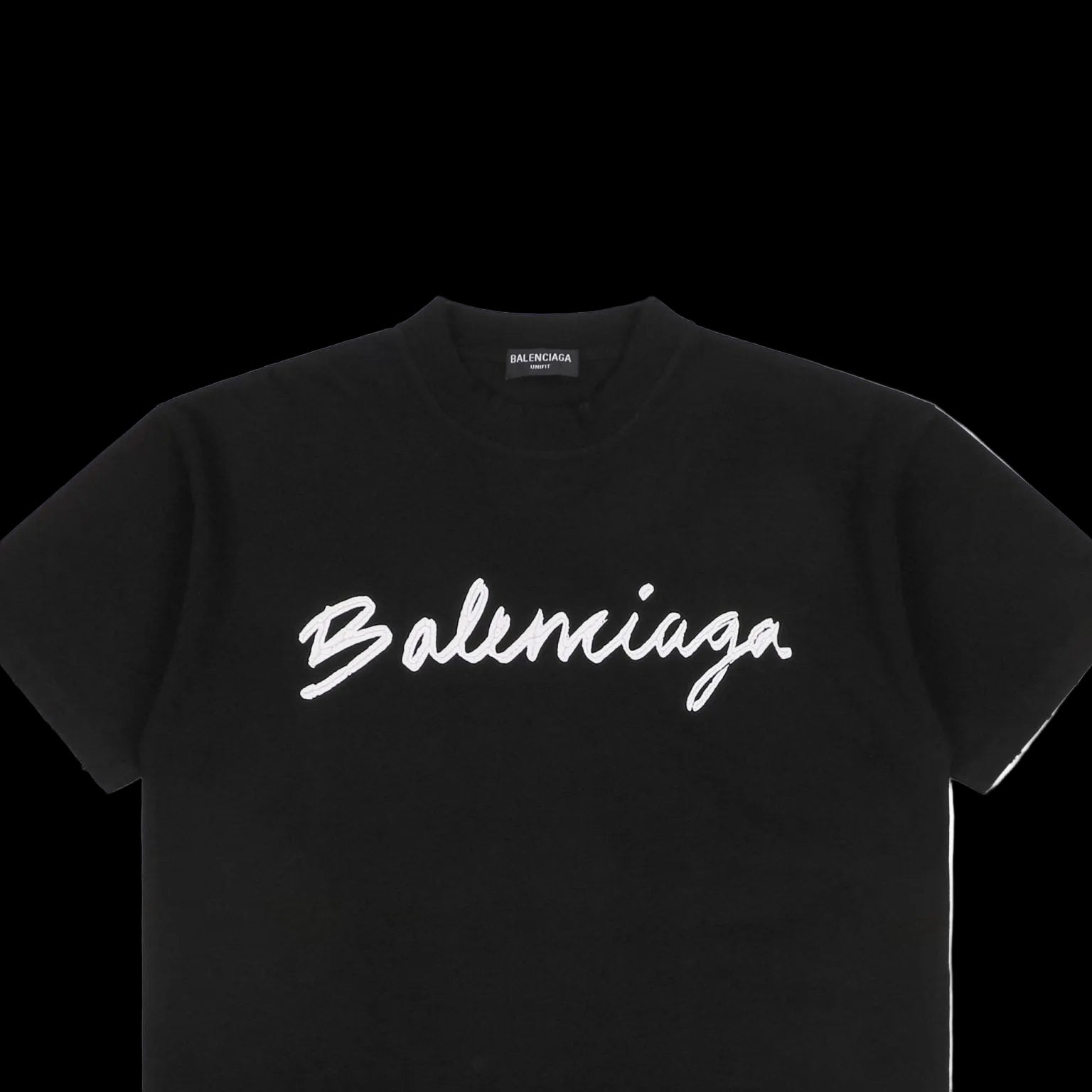 Balenciaga Medium Fit T-Shirt 'Black/White'