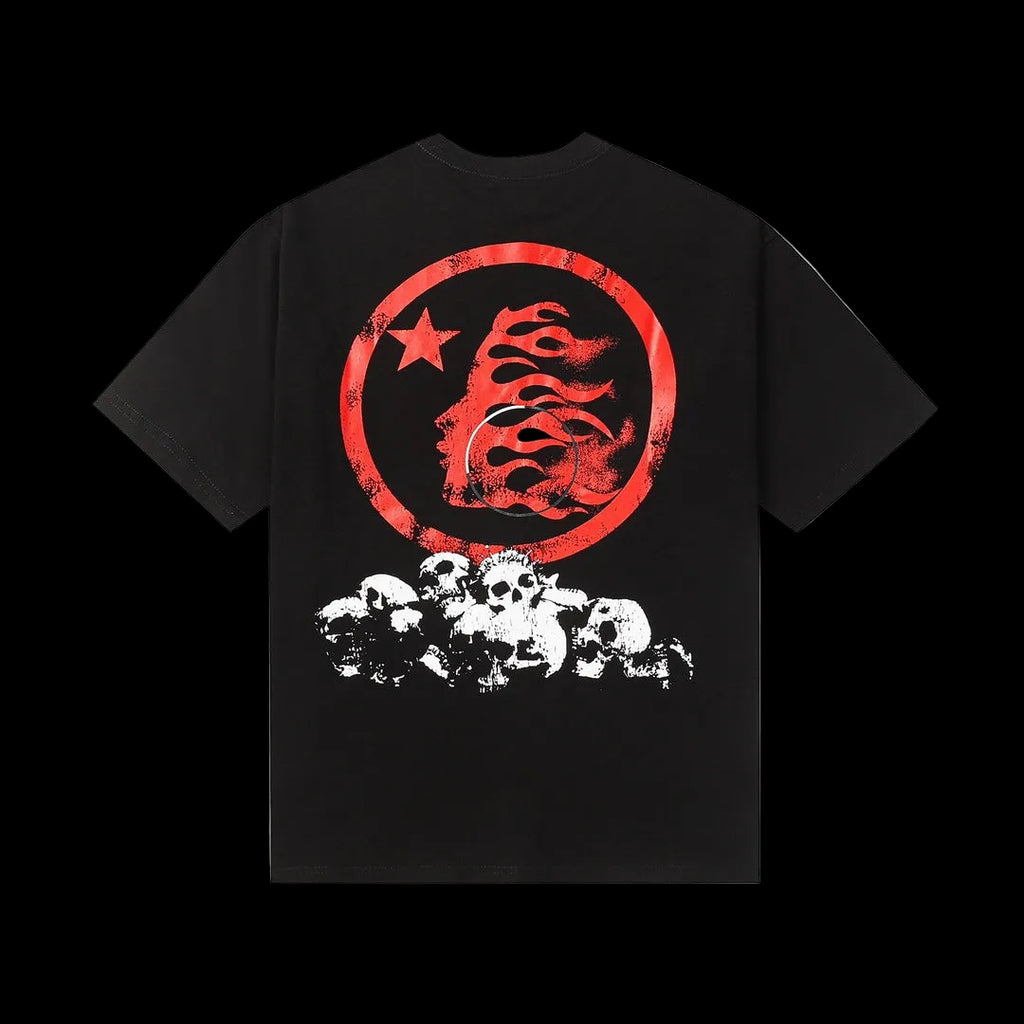 Hellstar Studios Crowned Skull Tee Washed Black