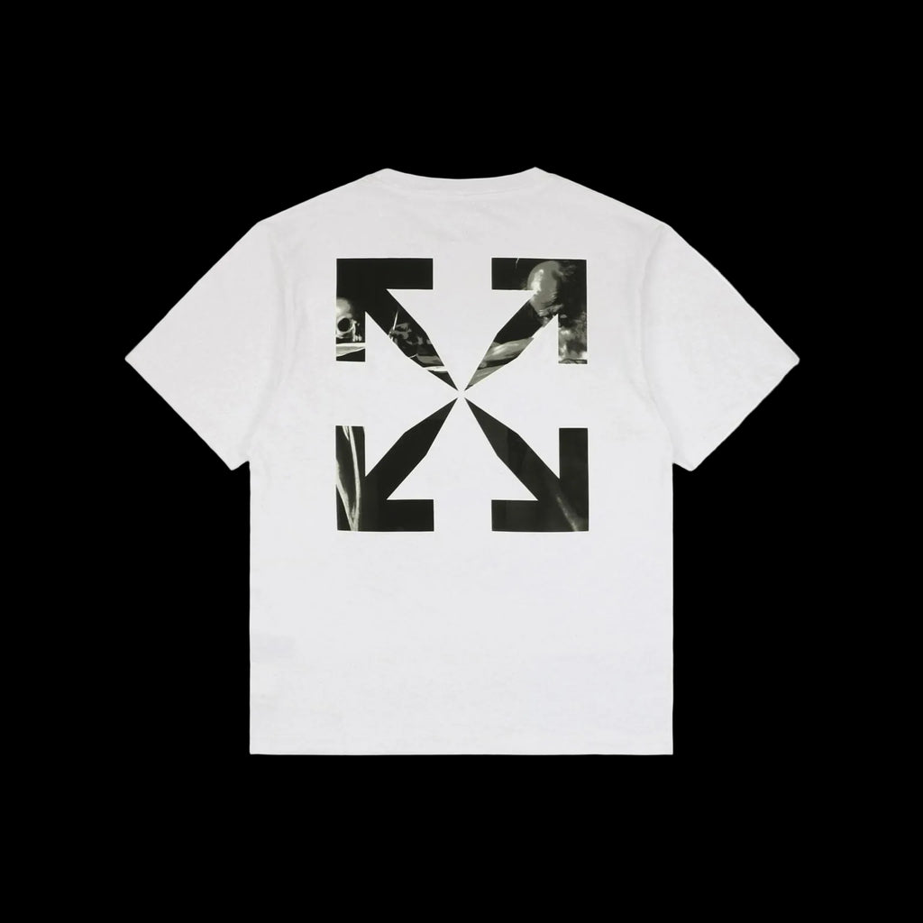 Off-White Caravaggio Arrow Slim Tee 'White/Black'