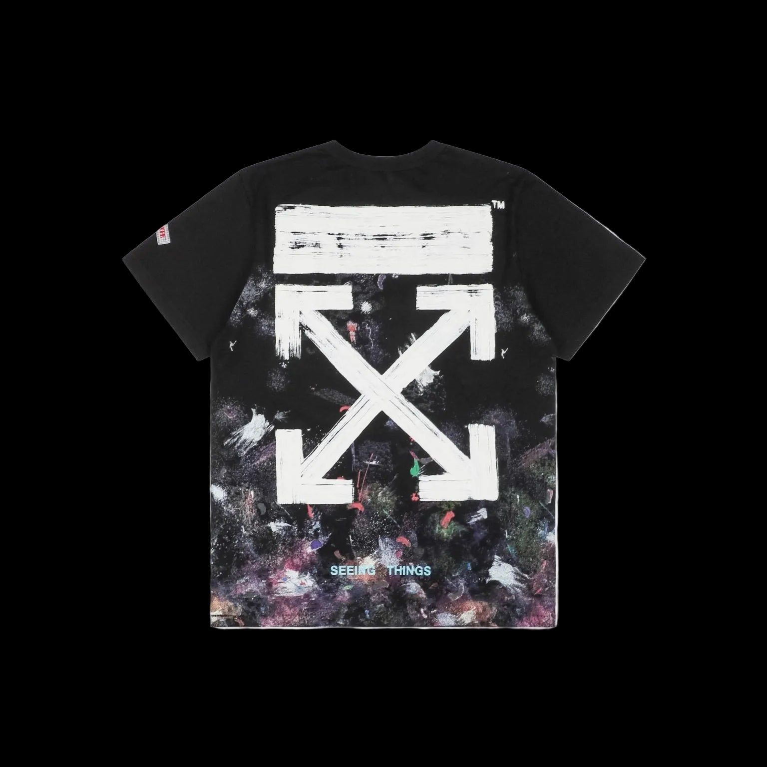 Off-White Seeing Things Washed T-Shirt 'Black'