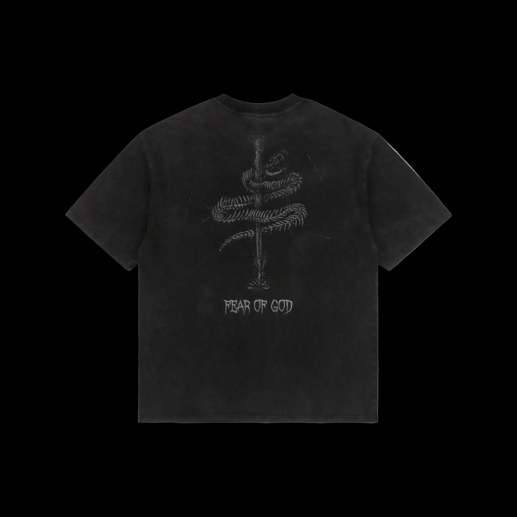 Black Fear of God Old Short Sleeve Tee