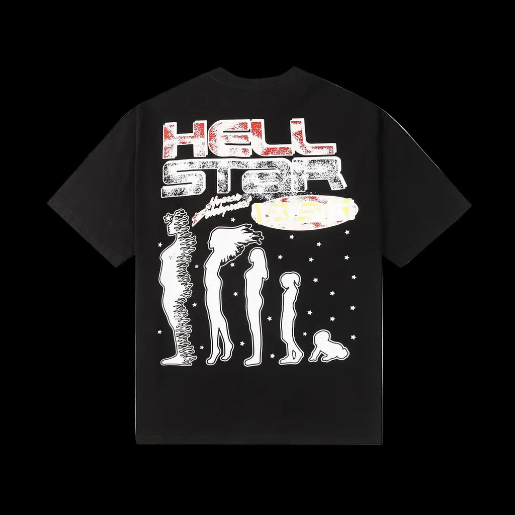Black and white hellstar T-shirts