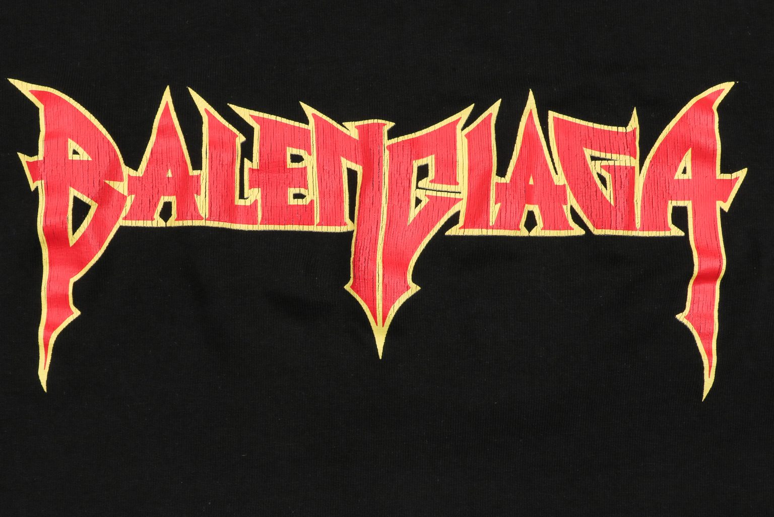 Balenciaga Metal Vintage T-Shirt Oversize Black/Multi
