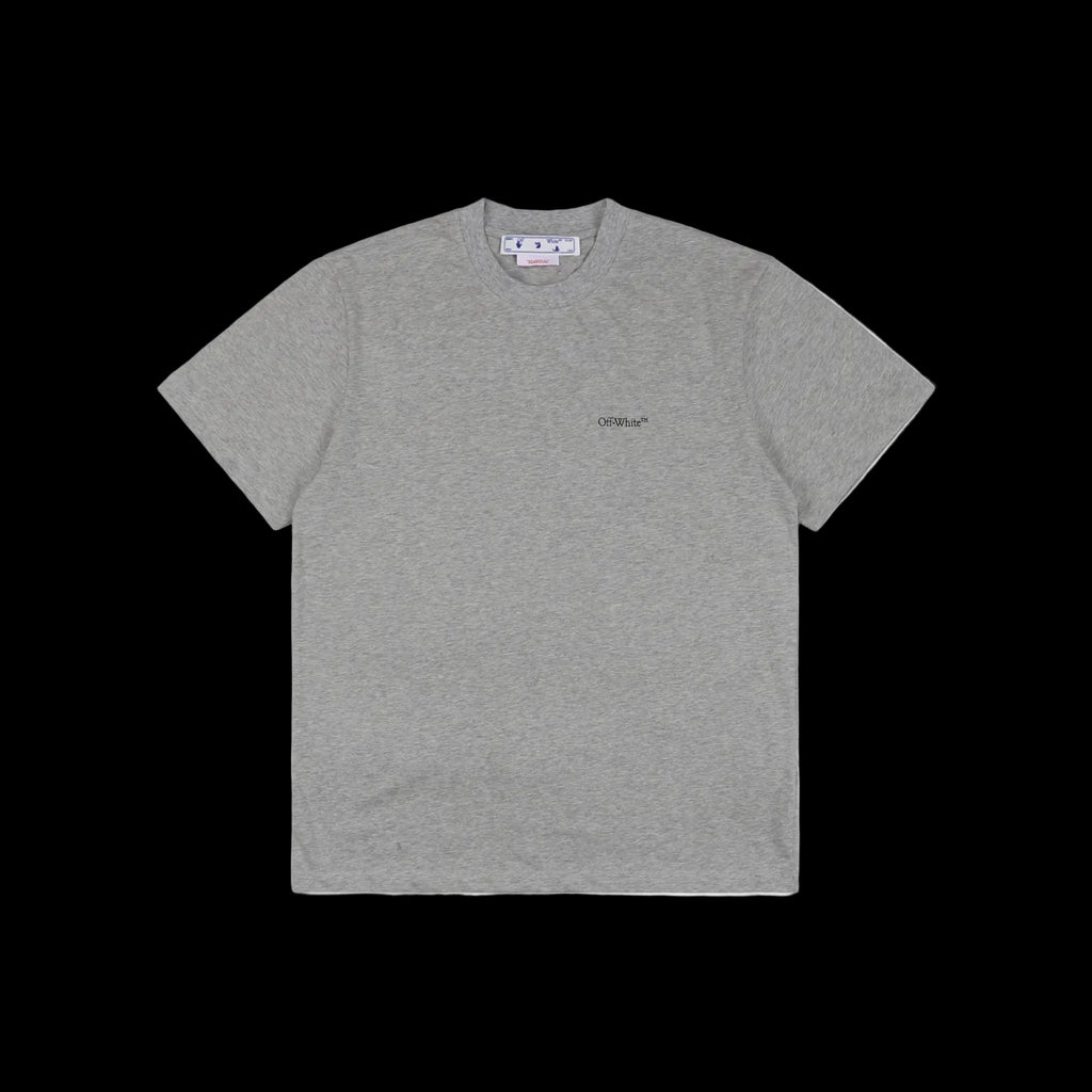 Off-White Jumbo Arrow Oversized Melange Grey T-Shirt