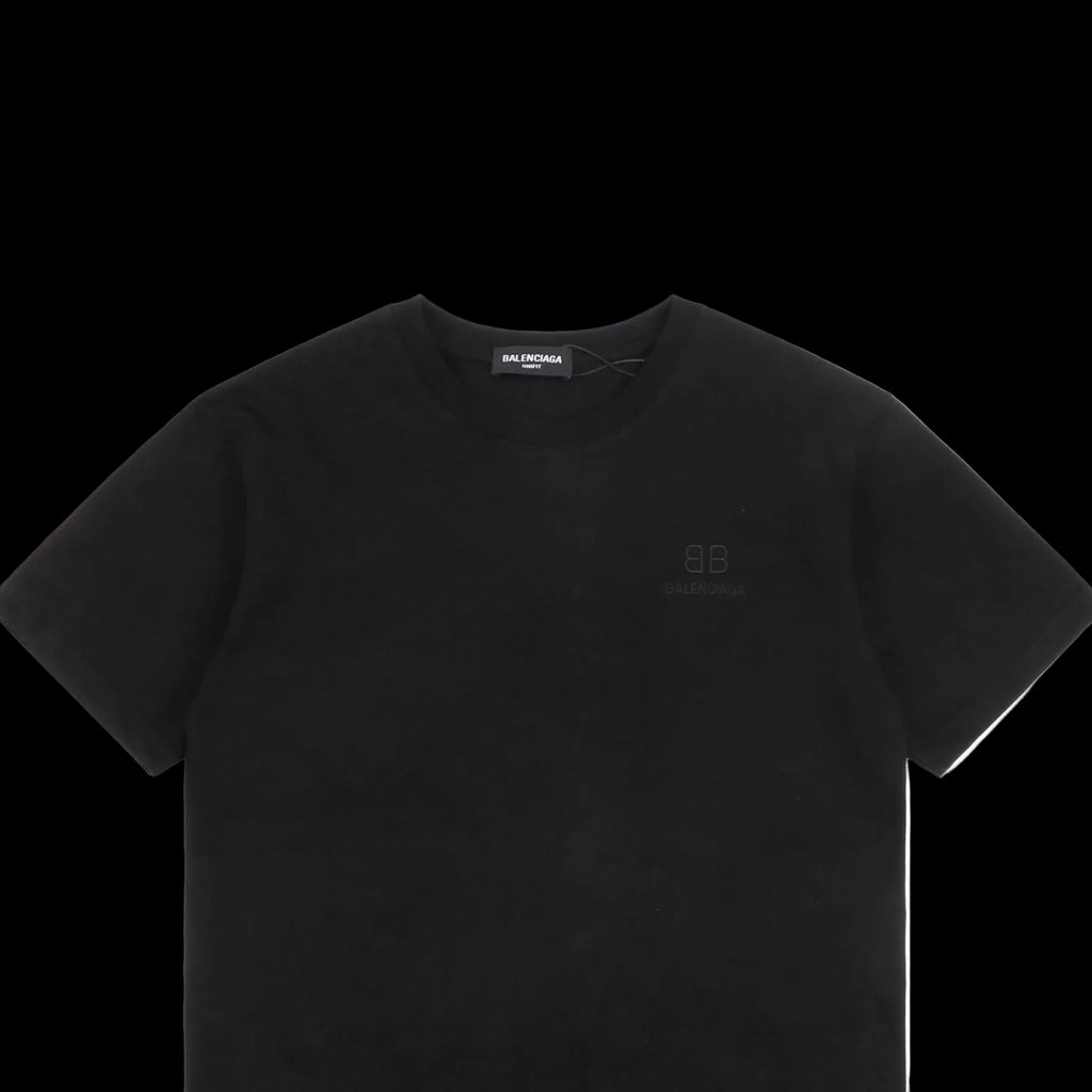 Balenciaga Men's Black and White Shirt