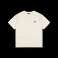 Balenciaga Badge Logo Tee 'Chalky White/Blue'