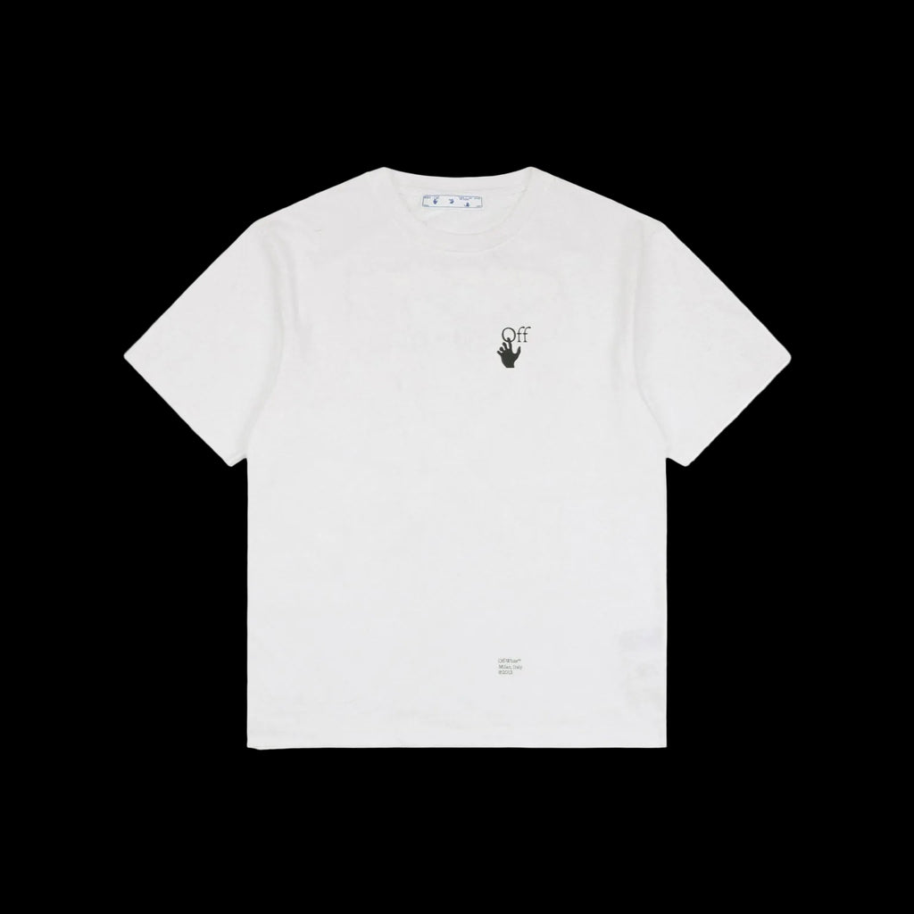 Off-White Caravaggio Arrow Slim Tee 'White/Black'