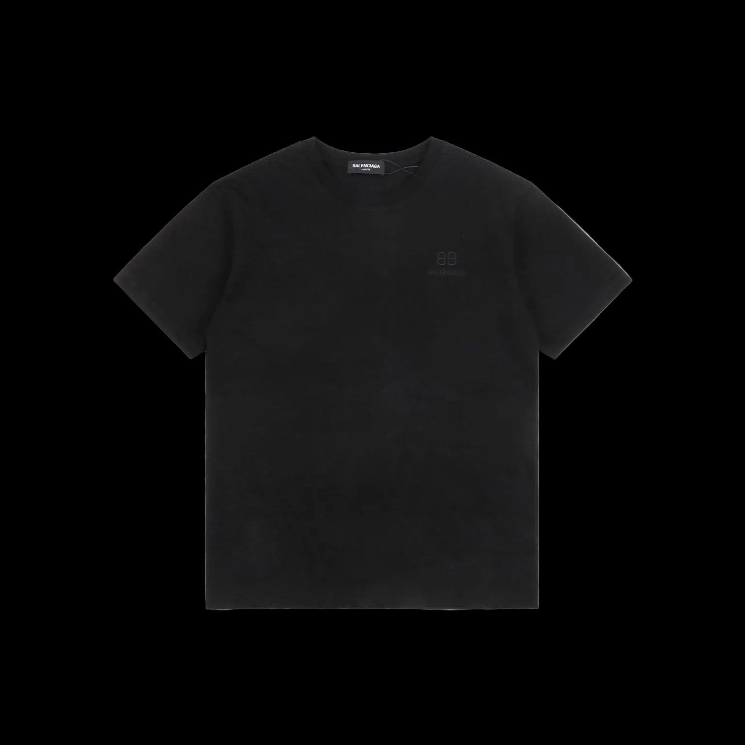 Balenciaga Men's Black and White Shirt