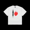 Balenciaga Love Heart Print Short Sleeve T-Shirt