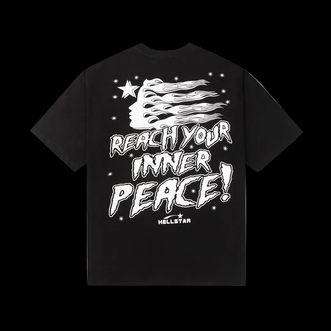 HellstarStudios Inner Peace T-Shirt 'Faded Black'