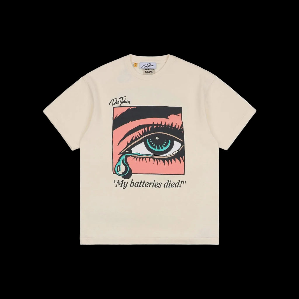 Gallery Dept. Dead Batteries Tee 'White'
