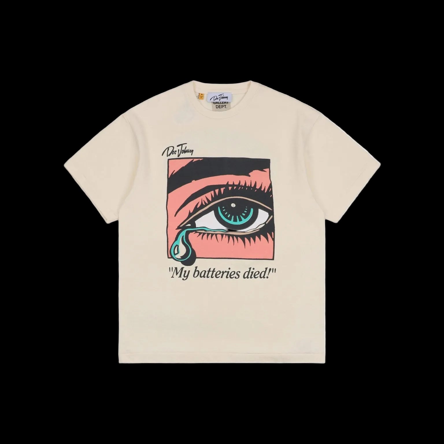Gallery Dept. Dead Batteries Tee 'White'