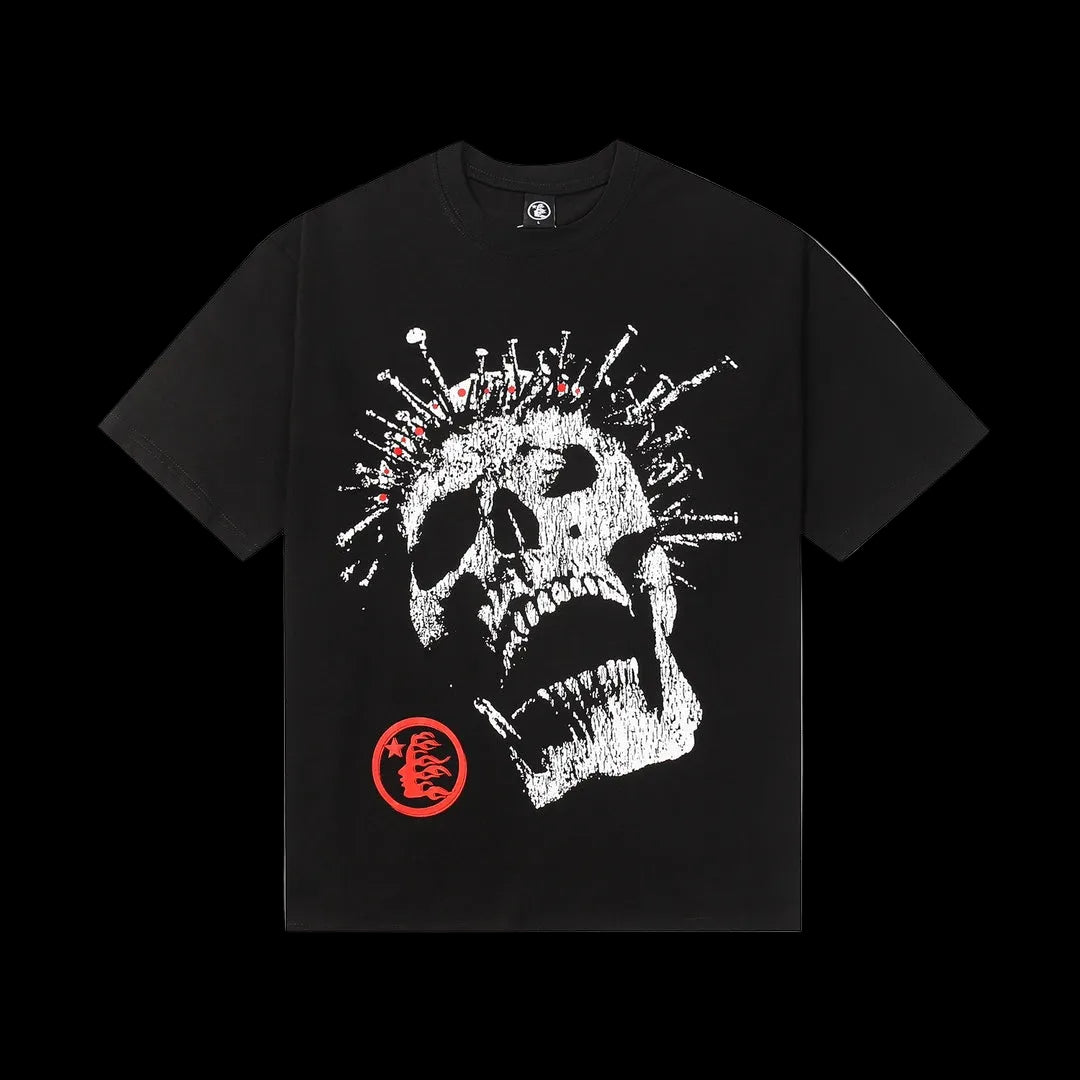 Hellstar Studios Crowned Skull Tee Washed Black