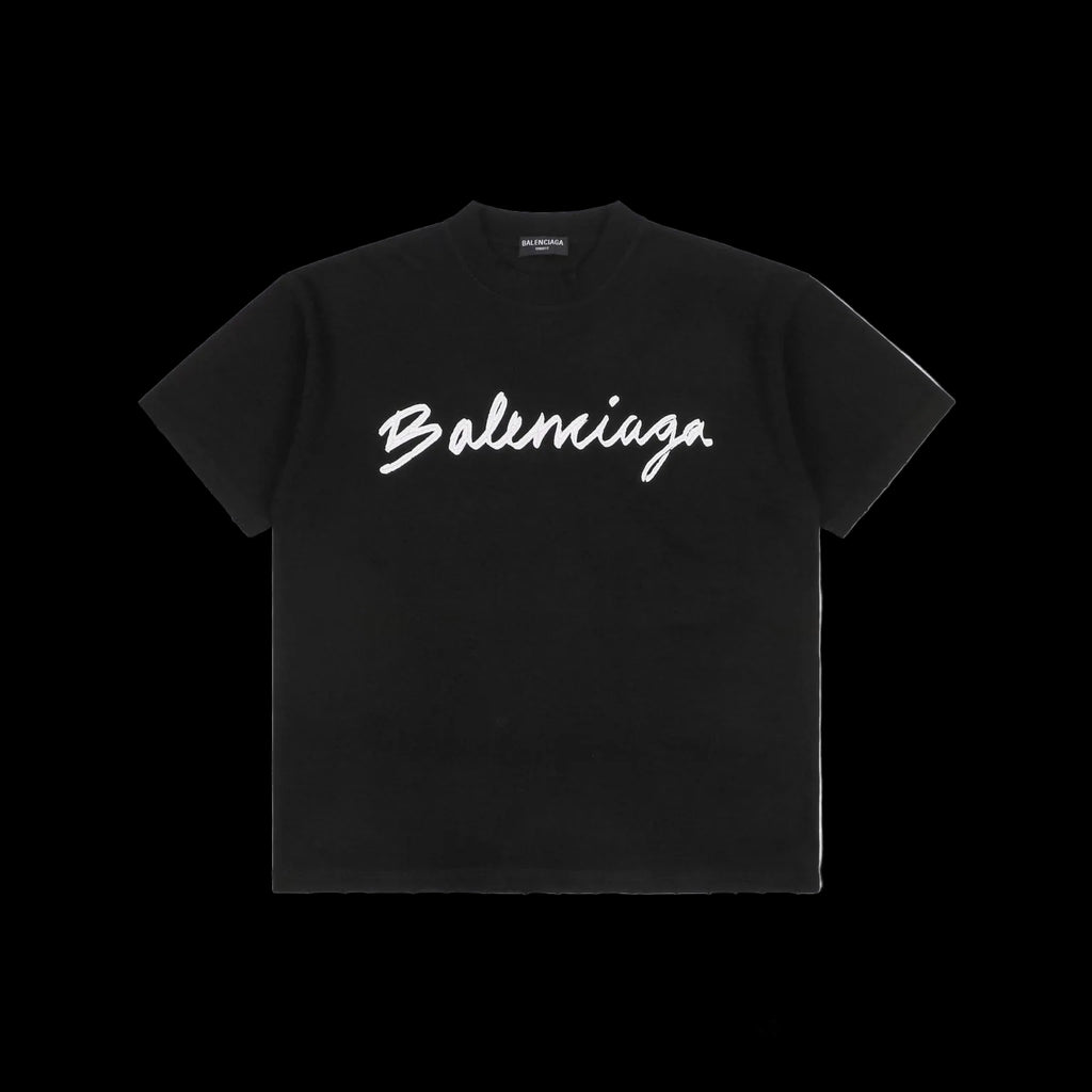 Balenciaga Medium Fit T-Shirt 'Black/White'