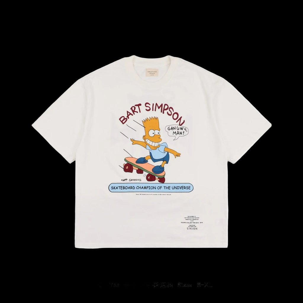T-SHIRT FEAR OF GOD ESSENTIALS X BART SIMPSON SPRING-SUMMER COLLECTION 2019