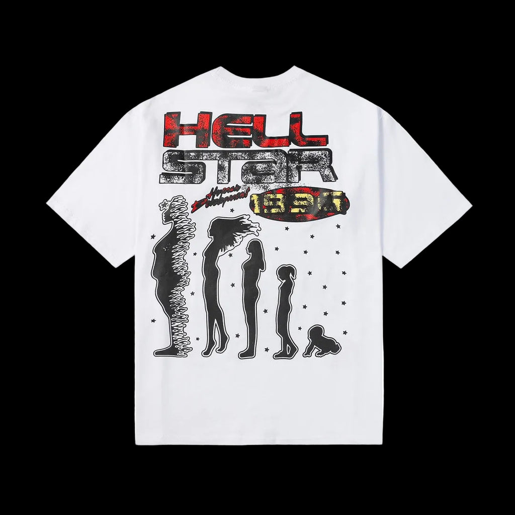 Black and white hellstar T-shirts