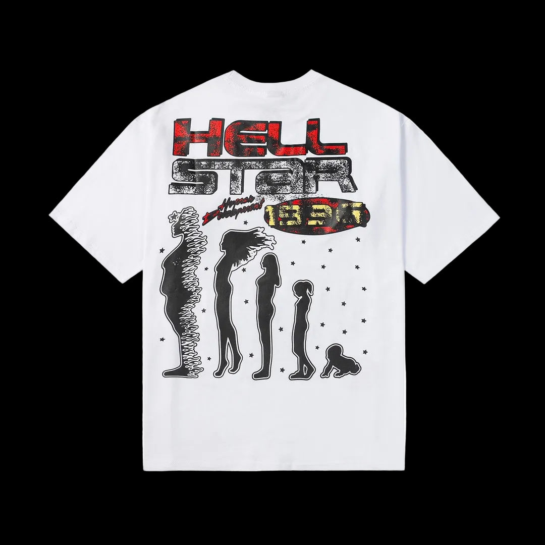 Black and white hellstar T-shirts