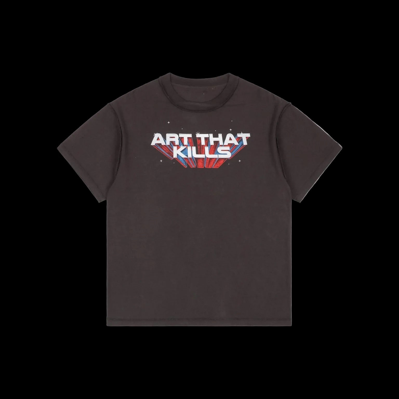 This is a t-shirt with black graphic print Gallery Dept.